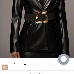 Black Matilda suede belt one size Jluxlabel. Never worn